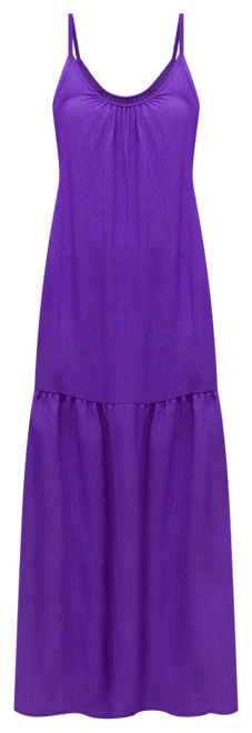 Women's Lightweight Spaghetti Strap Pocket Maxi Dress