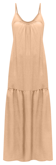 Women's Lightweight Spaghetti Strap Pocket Maxi Dress