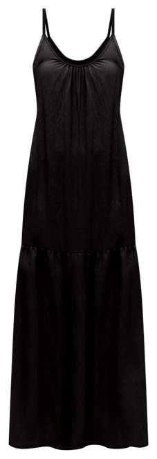 Women's Lightweight Spaghetti Strap Pocket Maxi Dress