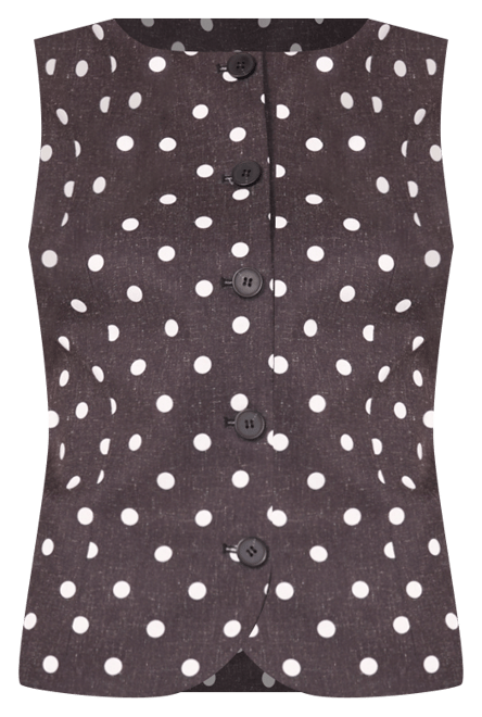 売れ筋商品|||セセ カットソー トップス レディース Women's Boat-Neck Button-Down Polka Dot Top Rich Black CeCe Women's Boat-Neck Button-Down Polka Dot Top - Macy's