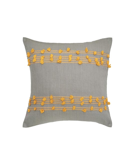 Tabb Boulder Ochre Throw Pillow
