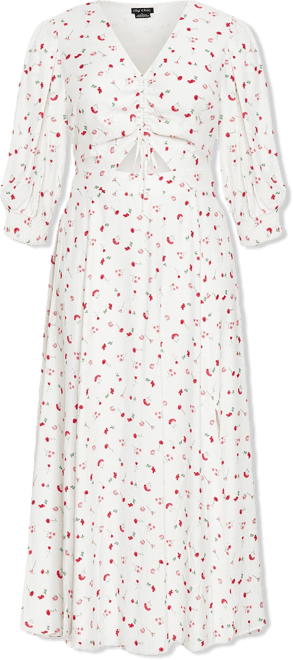 Plus Size Jolene Print Maxi Dress