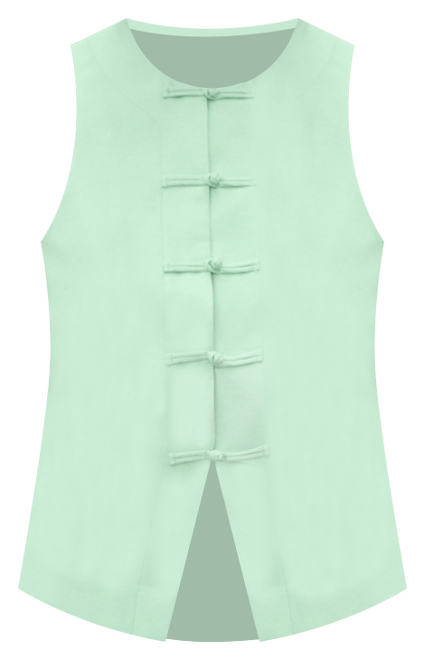 Women's Linen-Blend Suit Vest