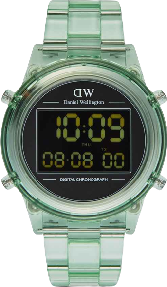 Men's Chronograph Green Plastic Watch, 42mm