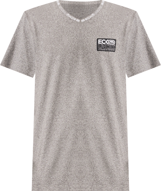 Men's Chest Label V-Neck Short Sleeve T-Shirt