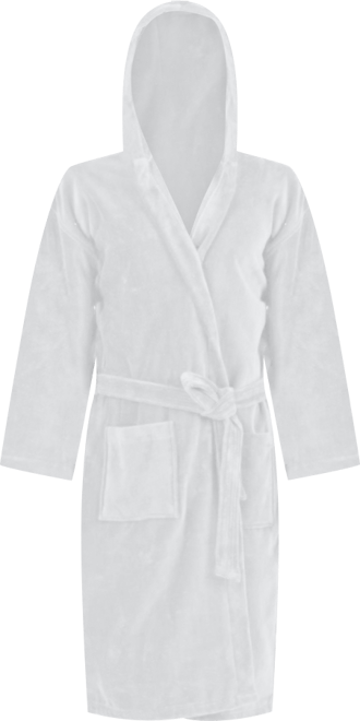 Men's Dane Hooded Bathrobe Cotton Terry Cloth Luxury Hotel Spa Robe