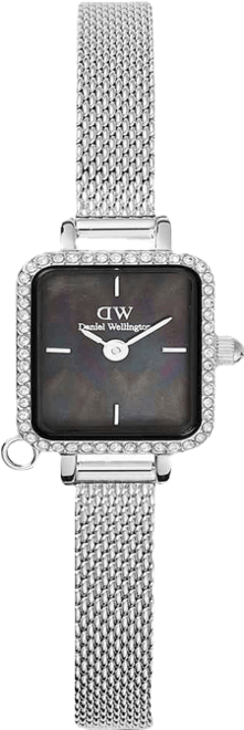 Women's Analog Silver Tone Stainless-Steel Watch, 15mm