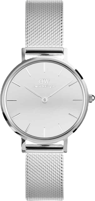 Women's Analog Silver Tone Stainless-Steel Watch, 28mm