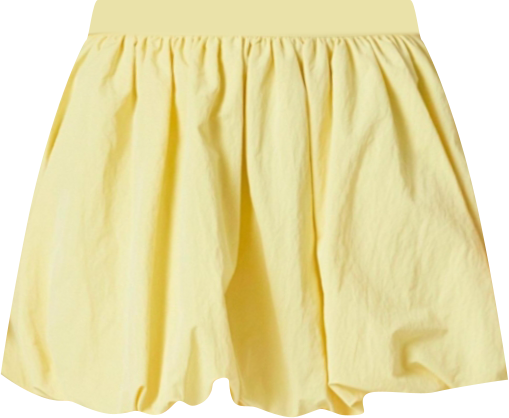 Women's High Waisted Bubble Skirt