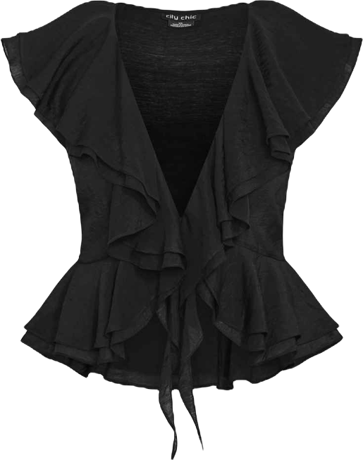 Plus Size Sweet Ruffle Top