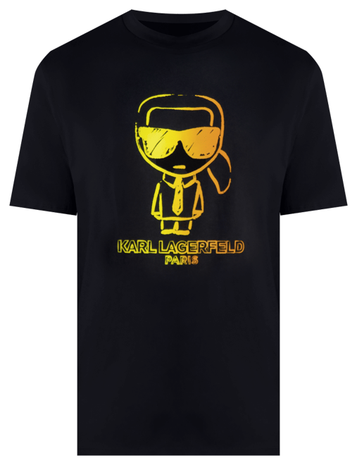 Men's Outline Character Logo Graphic T-Shirt