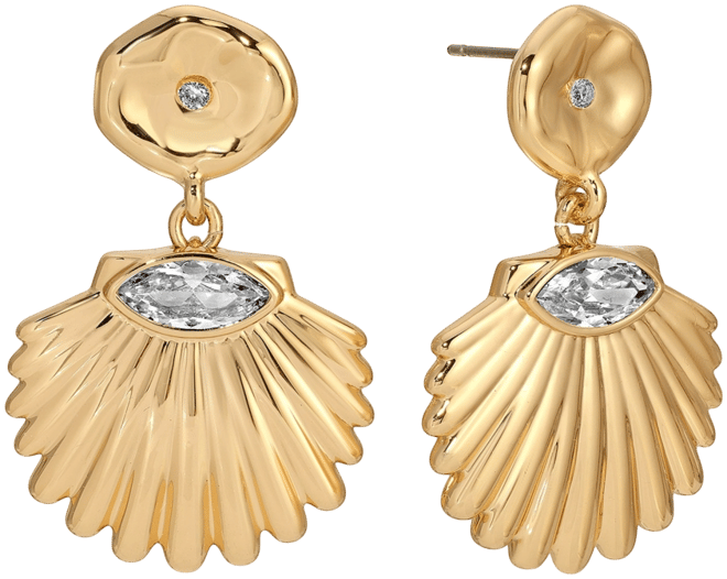 Santorini Shell Drop Earrings