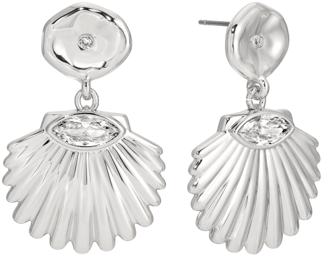 Santorini Shell Drop Earrings