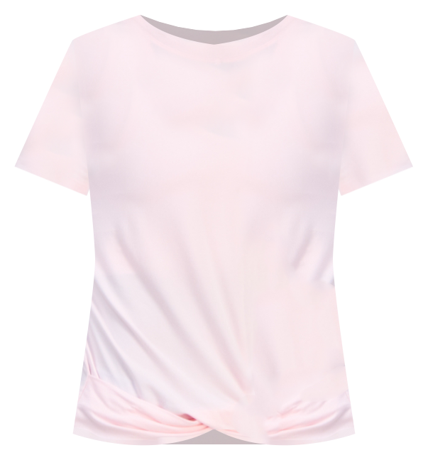 Women's Twist-Front Performance T-Shirt, Created for Macy's
