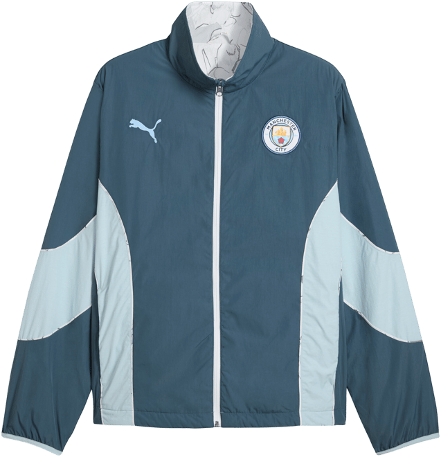 PUMA x KIDSUPER Manchester City Men's Reversible Soccer Windbreaker Jacket