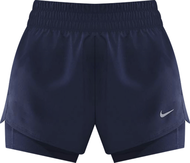 Nike One Calções 2 em 1 de 8 cm e cintura normal Dri-FIT para mulher