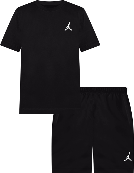 Jordan Brooklyn Essentials Conjunto de shorts de 2 piezas de French Terry infantil