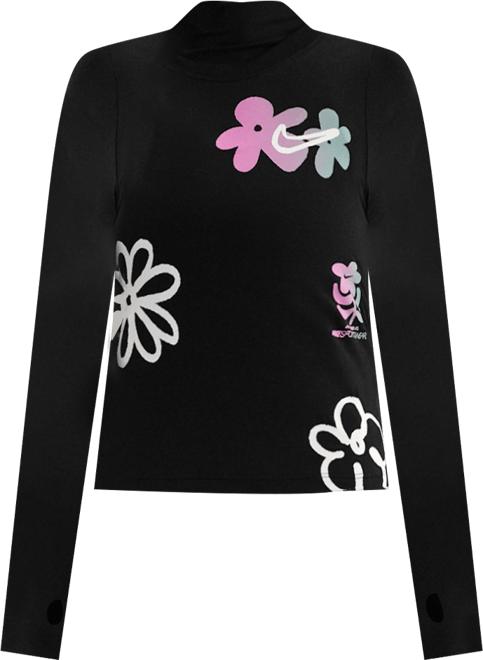 Nike Sportswear Playera de manga corta con gráfico ajustada para mujer