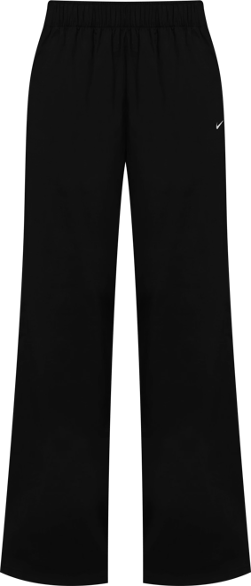 Nike Sportswear Chill Poplin Pants de tiro alto con dobladillo abierto holgados para mujer