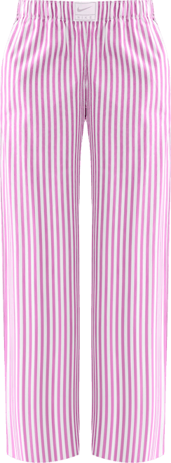 Nike Sportswear Chill Poplin Pants rayados holgados de tiro medio para mujer