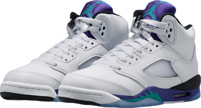 Air Jordan 5 Retro "Grape" Big Kids' Shoes