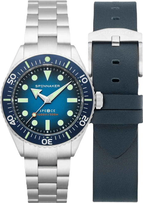 Men's Spence 300 Automatic Solid Stainless Steel Bracelet Watch, 40mm