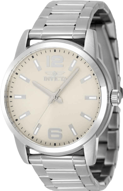 Men's 48492 Celestial Quartz 3 Hand Ivory Dial Watch