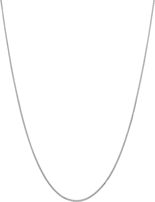 Women's Sterling Silver Box Chain Necklace