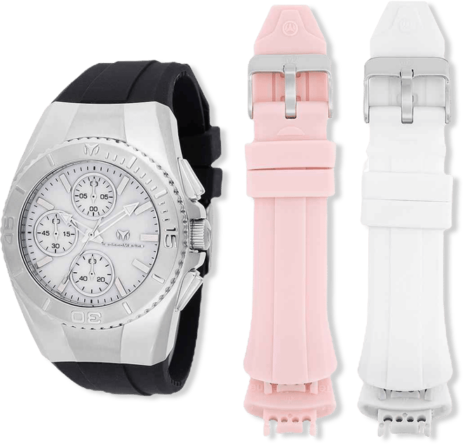 Techomarine Women's Tm-124032 Cruise Original Quartz Chronograph White Dial Watch