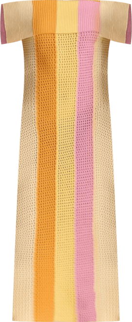 Women's Off Shoulder Sleeveless Midi Dress