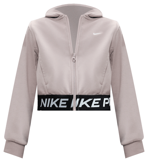 Nike Pro Fleece Big Kids' (Girls') Dri-FIT Full-Zip Hoodie