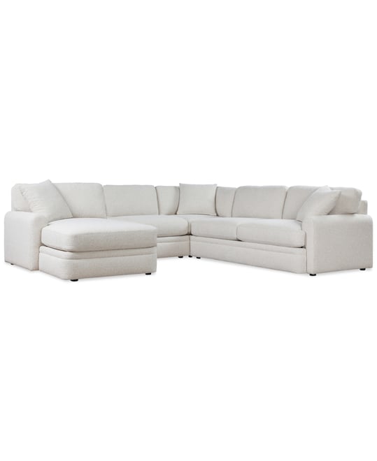 Brendy 4-Pc. Fabric Chaise Sectional, Exclusively at Macy's