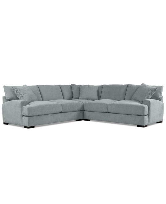 Rhyder 3-Pc. Fabric L Sectional, Exclusively at Macy's