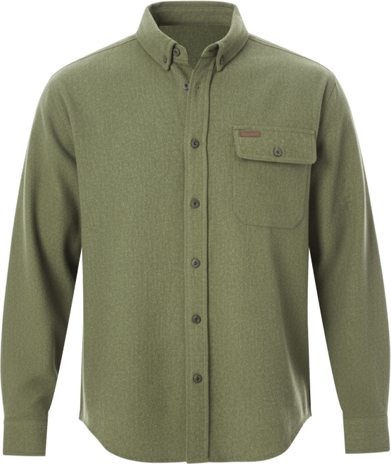 Men's Long Sleeve Extra Heavyweight Chamois Flannel Shirt