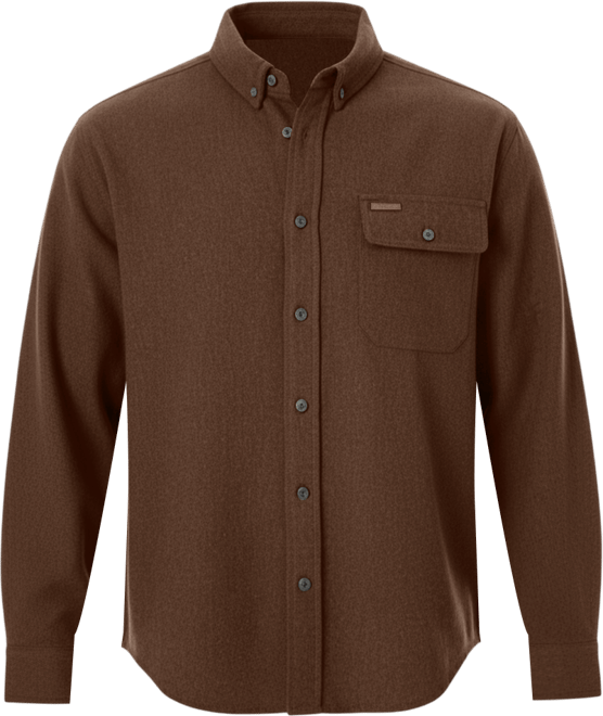 Men's Long Sleeve Extra Heavyweight Chamois Flannel Shirt