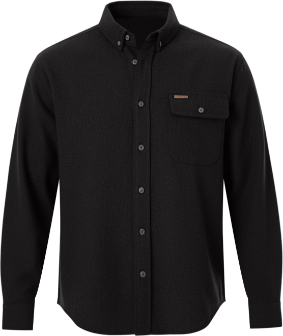 Men's Long Sleeve Extra Heavyweight Chamois Flannel Shirt
