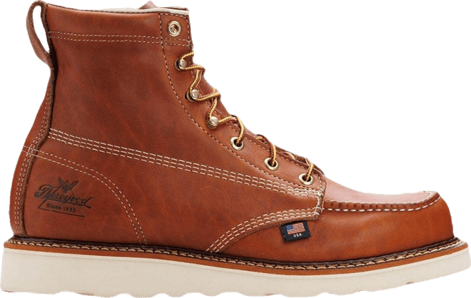 Men's American Heritage 6" Tobacco Moc Toe Work Boots for Men