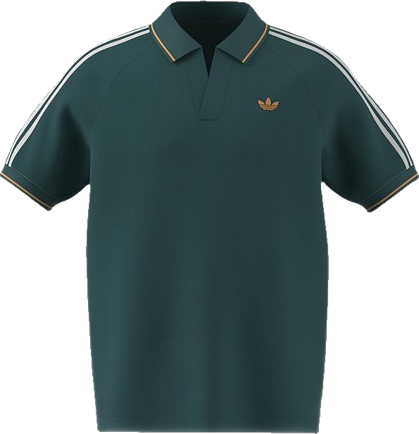 adidas Originals Men's Waffle Knit Polo Shirt