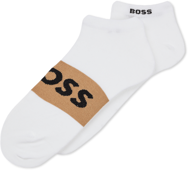Boss by  Men's Ankle-Length Two-Pack Socks