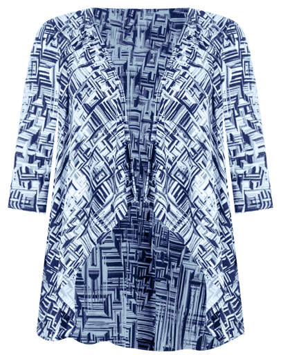 Petite Elbow Length Sleeve Open Cardigan Jacket