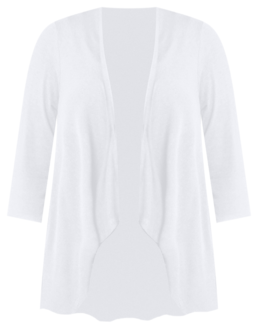 Petite Elbow Length Sleeve Open Cardigan Jacket