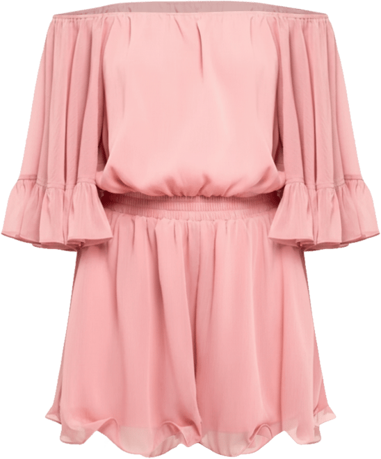 Women's Ruffled Sleeve Romper