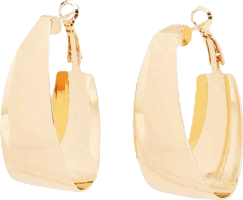 Women's Gold Minimal Hoop Earrings