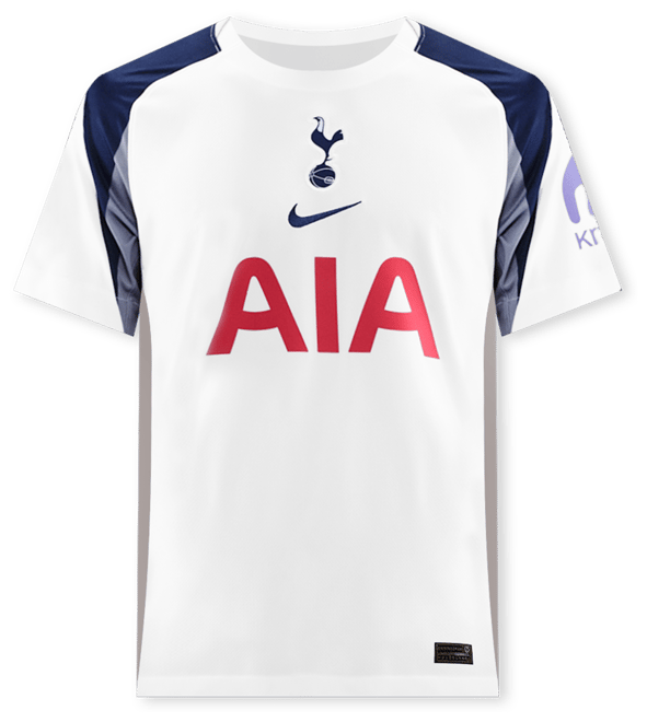 Tottenham Hotspur 2025/26 Stadium Home Big Kids' Nike Dri-FIT Soccer Replica Jersey