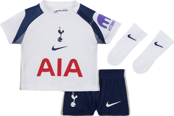 Tottenham Hotspur 2025/26 Stadium Home Baby/Toddler Nike Football Replica 3-Piece Kit