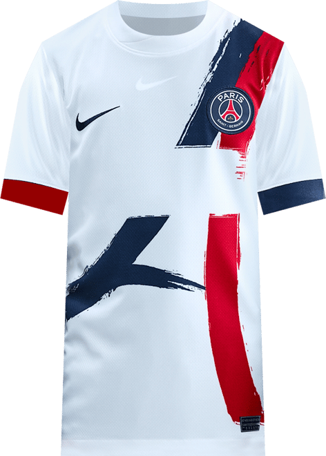 Paris Saint-Germain visitante 2024/25 Stadium Jersey de fútbol Nike Dri-FIT Replica para niños talla grande