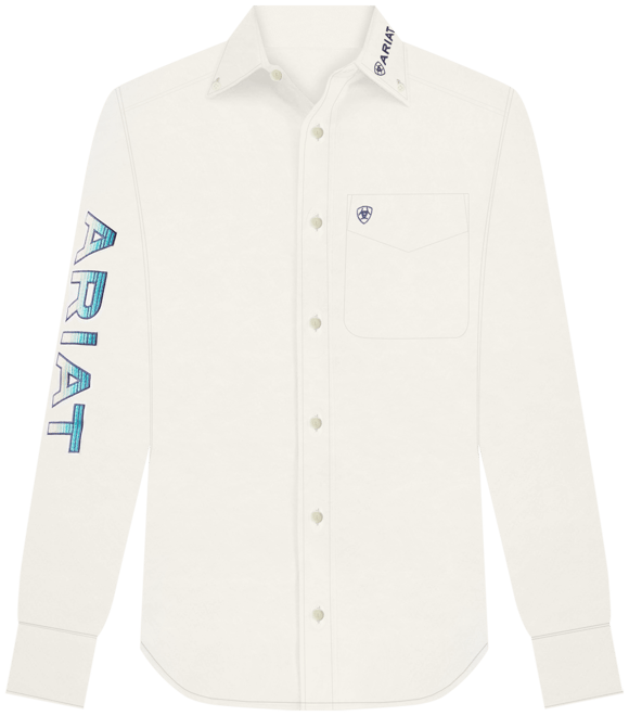 Men's Team Logo Twill Classic Fit Shirt