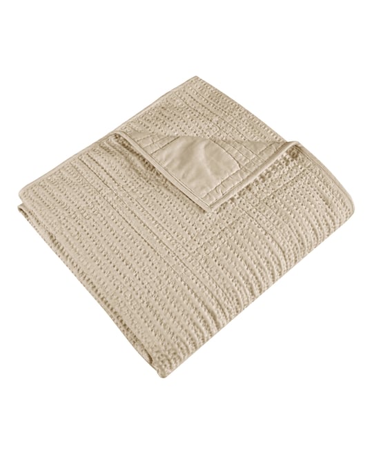 Cloud Waffle Textured Quilted Throw, 50" x 60"