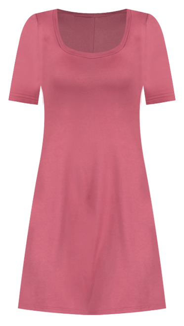 24seven Comfort Petite Apparel A Line Knee Length Dress Elbow Length Sleeves