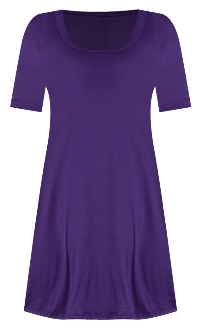 24seven Comfort Petite Apparel A Line Knee Length Dress Elbow Length Sleeves